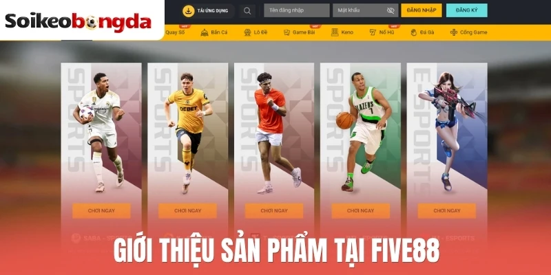 Giới thiệu sản phẩm tại Five88