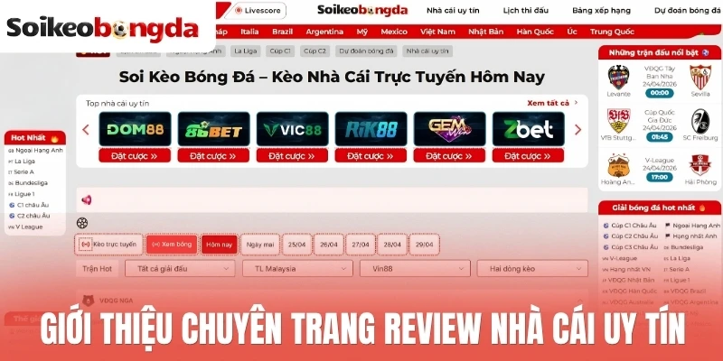 Giới thiệu chuyên trang review nhà cái uy tín