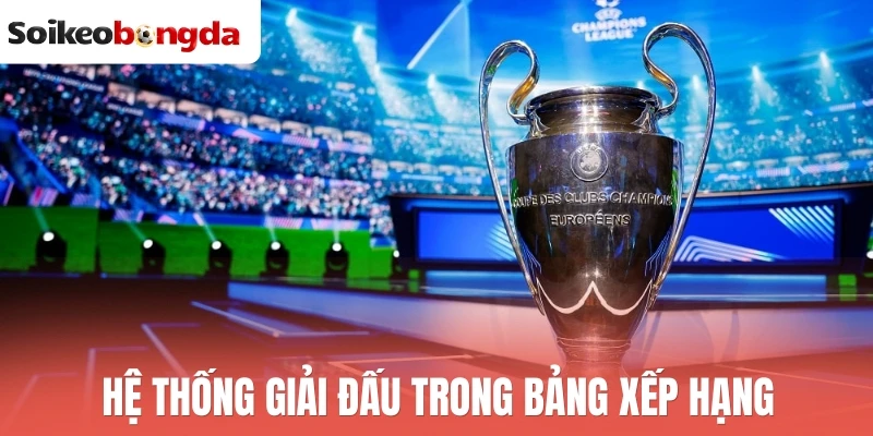 Hệ thống giải đấu trong bảng xếp hạng