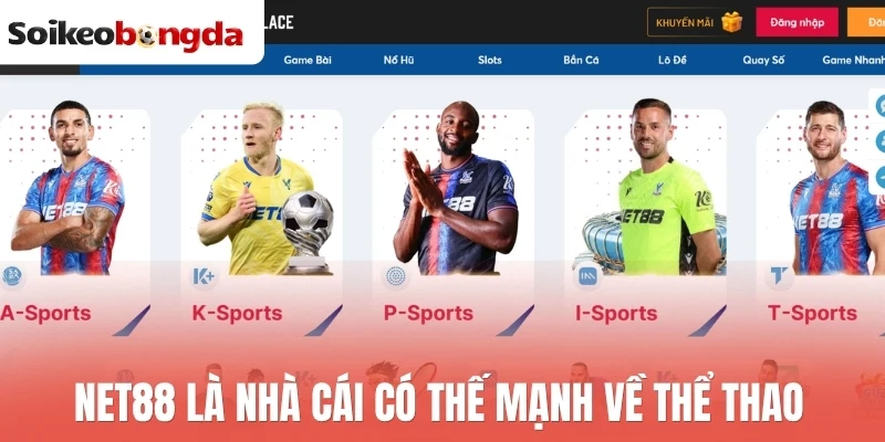 Net88 là nhà cái có thế mạnh về thể thao