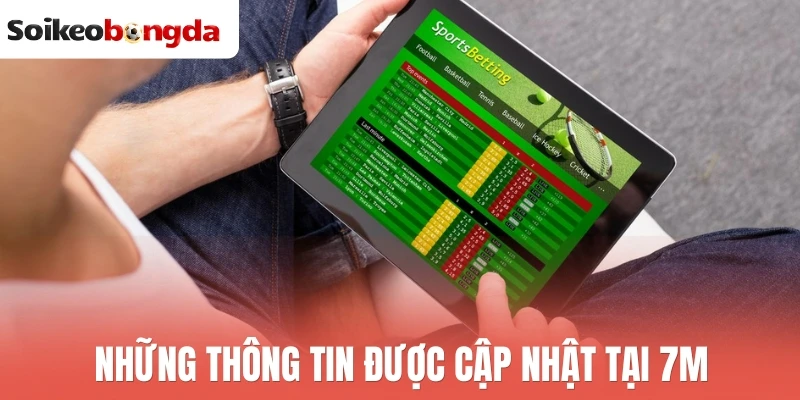 Những thông tin được cập nhật tại 7M