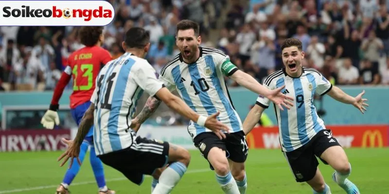 Argentina có đội hình thi đấu đồng đều nhau